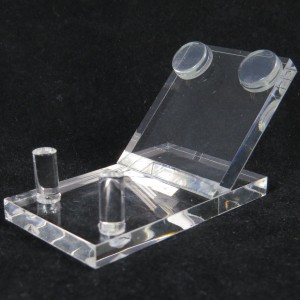 Glass Eye Studio Acrylic Clear Tilt Paperweight Display Stand Easel 972 870103009923  173459529378